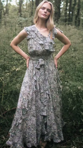 Bianca Dress in Woodland Floral by House of Disgrace