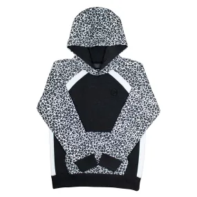 Hooey® Ladies "Savannah" Cheetah Print Black & White Hoodie HH1197BKWH