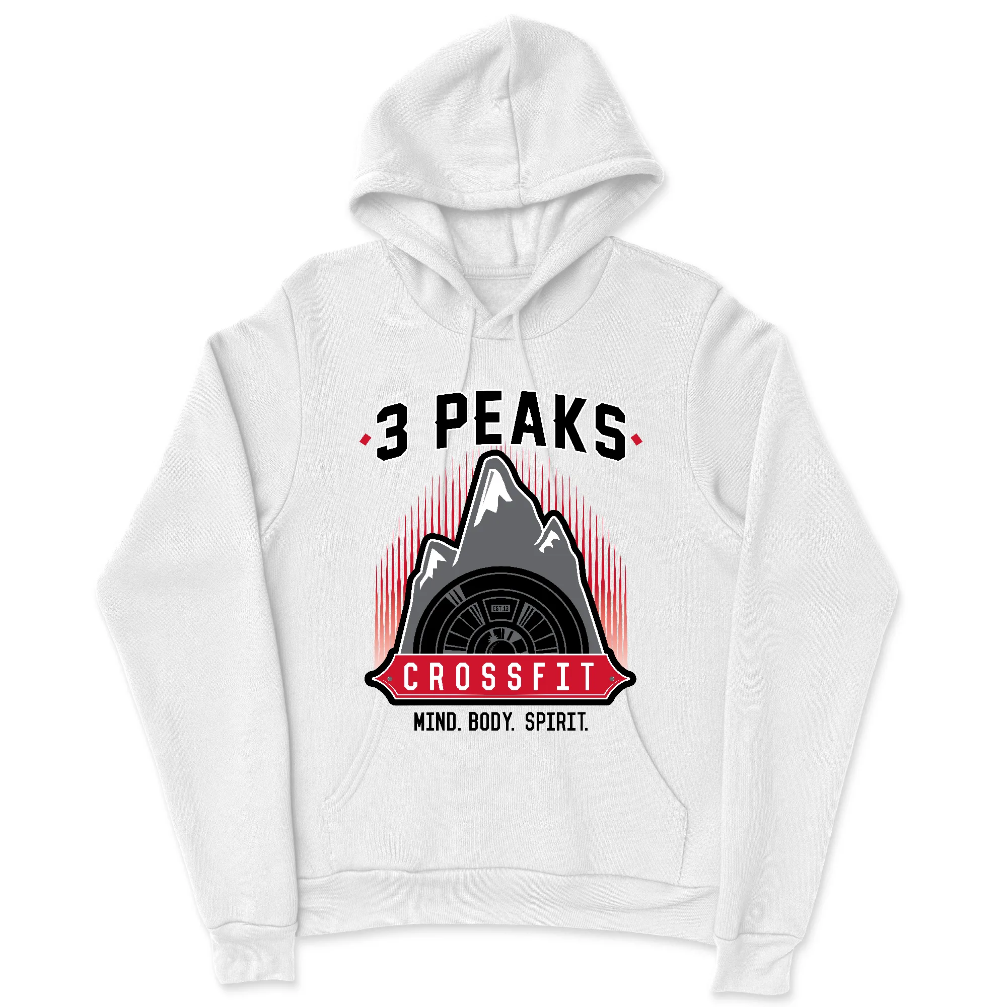 3 Peaks CrossFit Stacked Mens - Hoodie