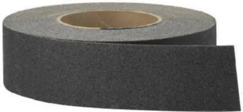 3M 7732 2" x 60' Roll of Black Anti-Slip Stair Tread Tape - Quantity of 4