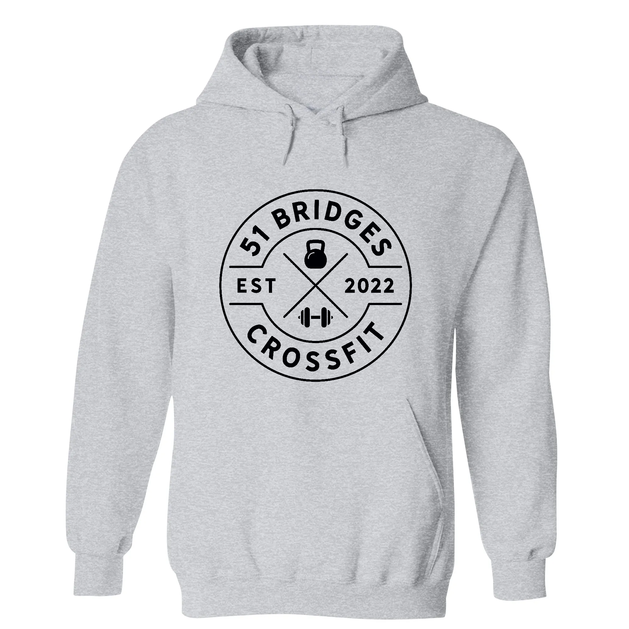 51 Bridges CrossFit Round Mens - Hoodie