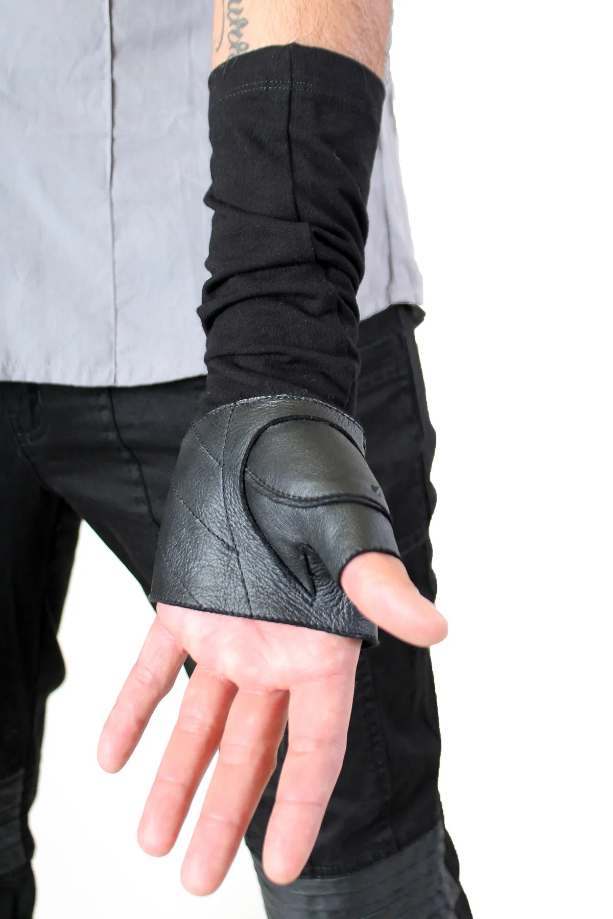 5D x Steam Trunk Arbalest Gloves - leather/cotton