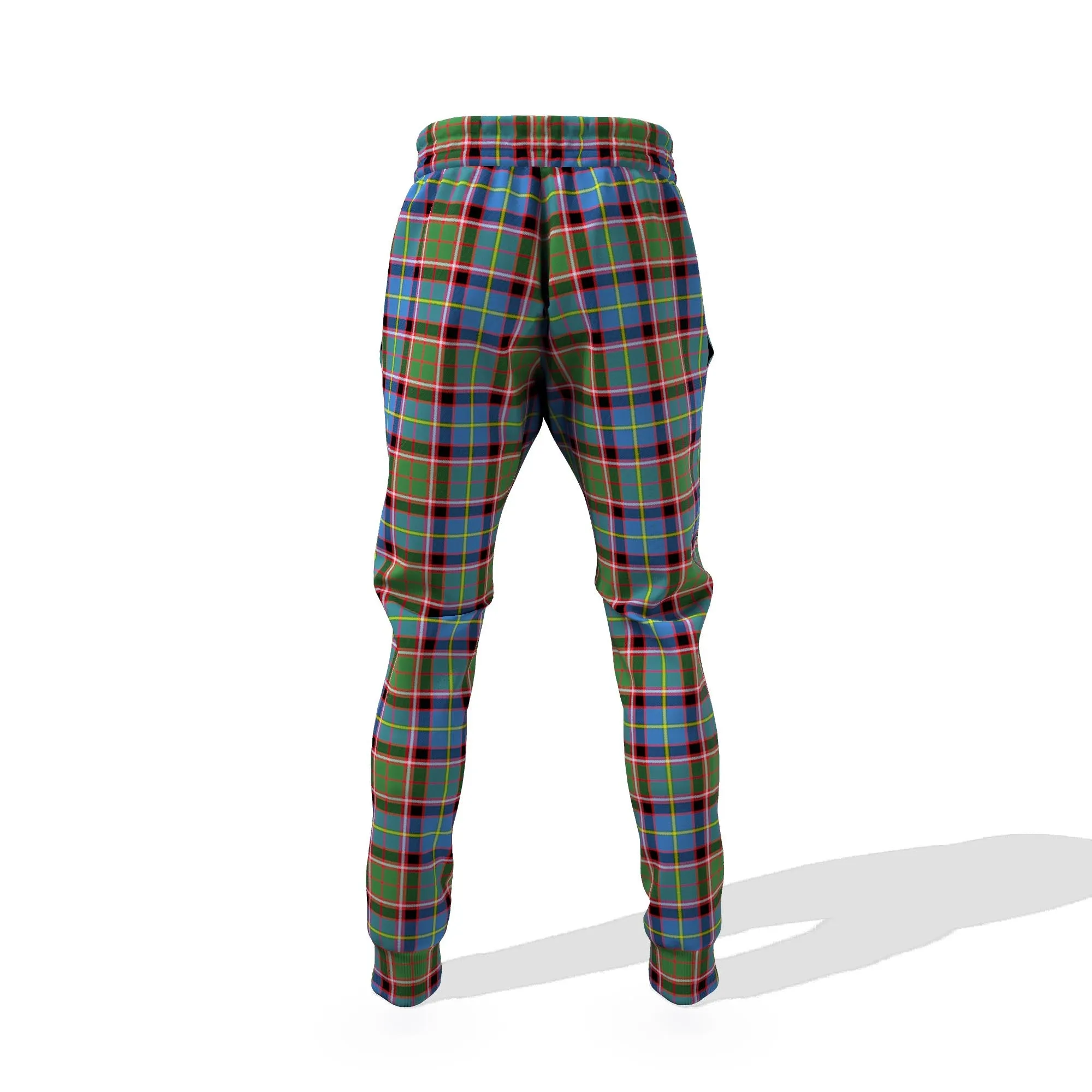 Aikenhead Tartan Joggers Pants with Family Crest