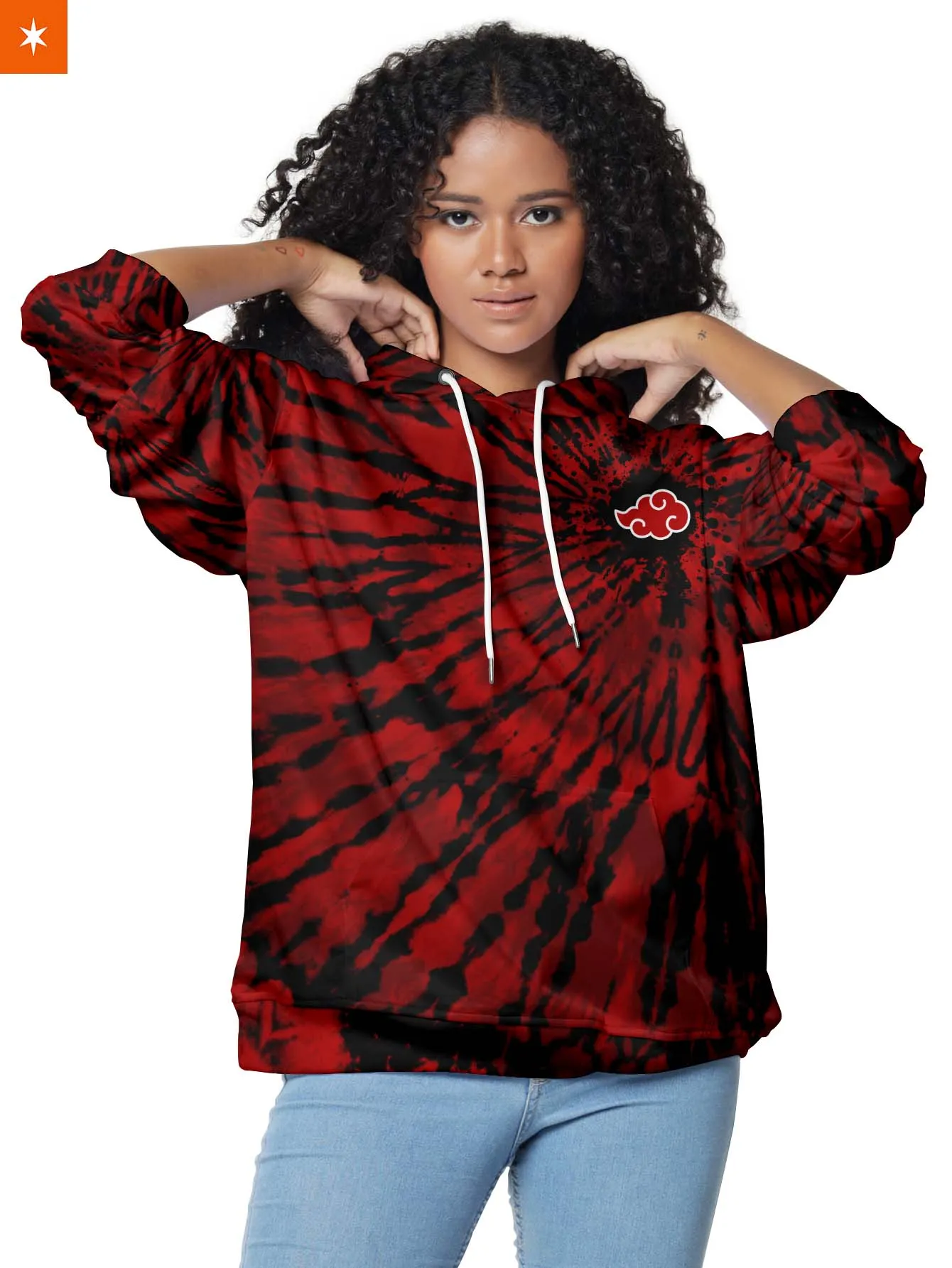 Akatsuki Tie Dye Unisex Pullover Hoodie