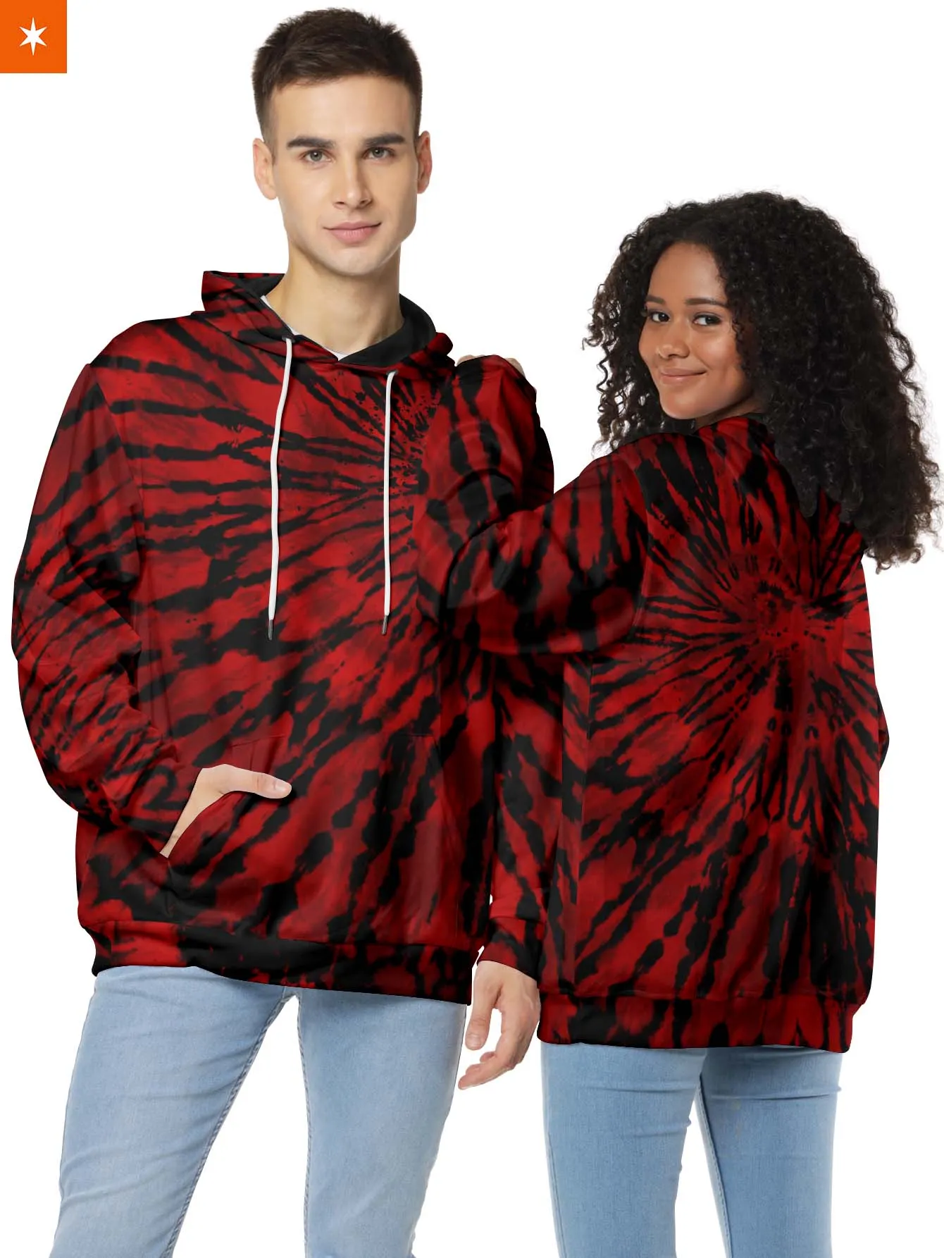 Akatsuki Tie Dye Unisex Pullover Hoodie