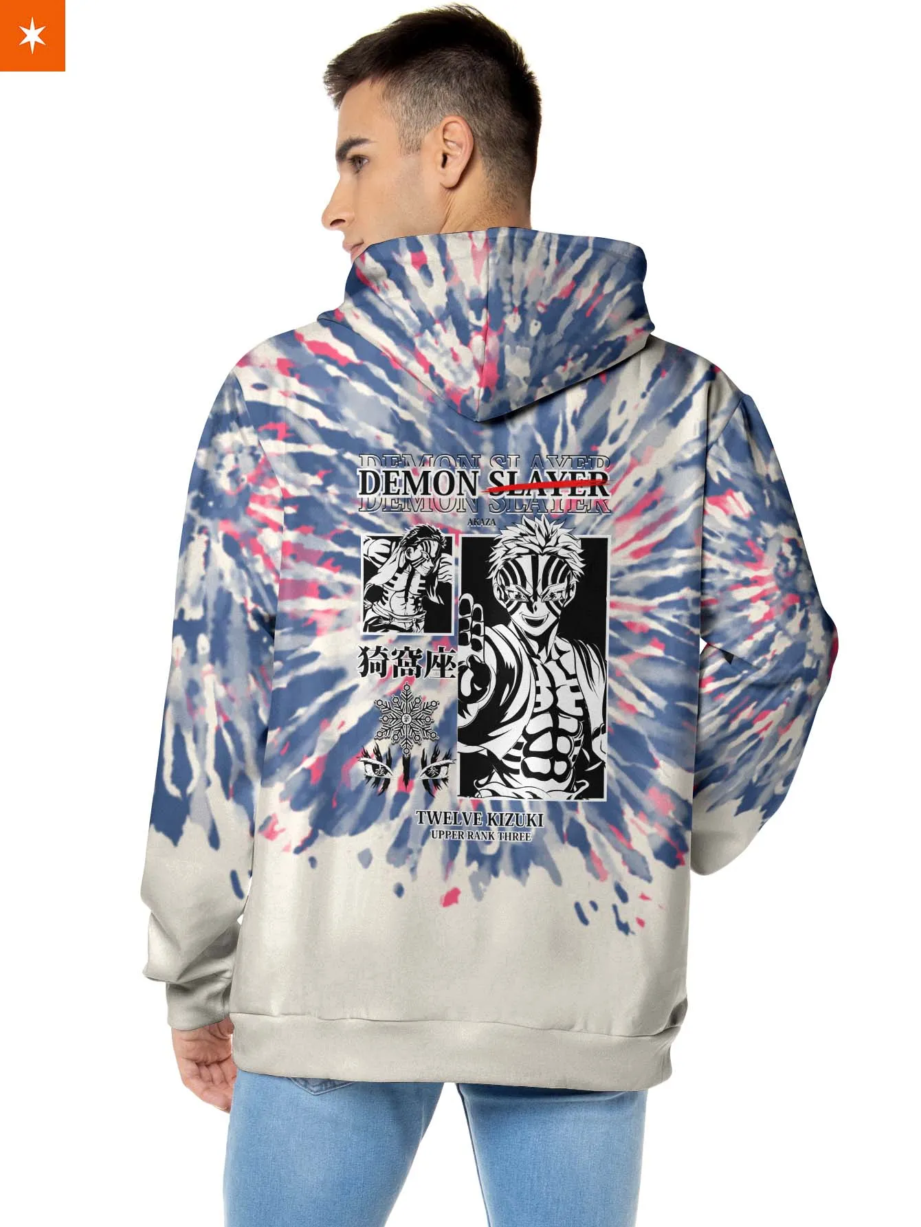 Akaza Tie Dye Unisex Pullover Hoodie