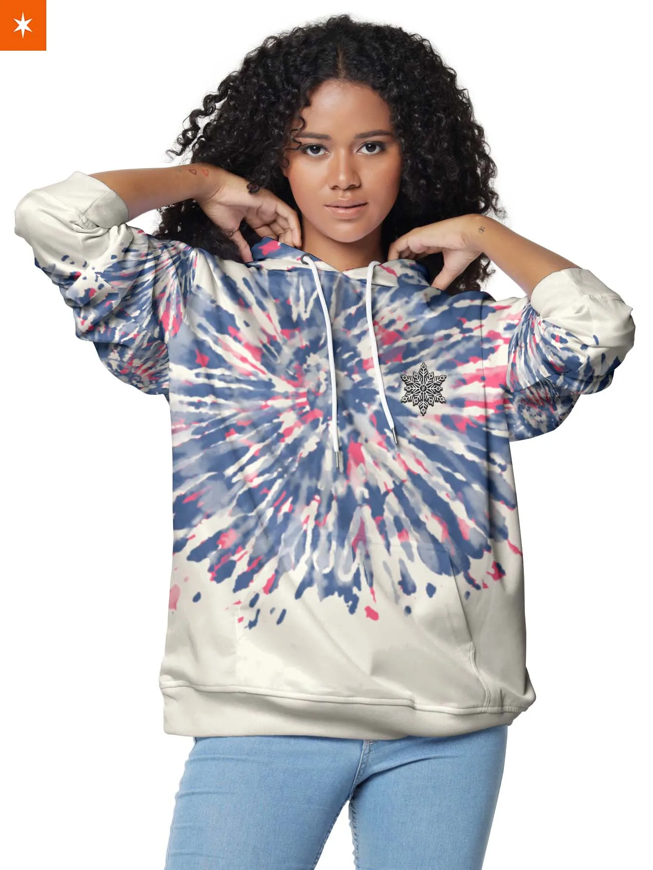 Akaza Tie Dye Unisex Pullover Hoodie