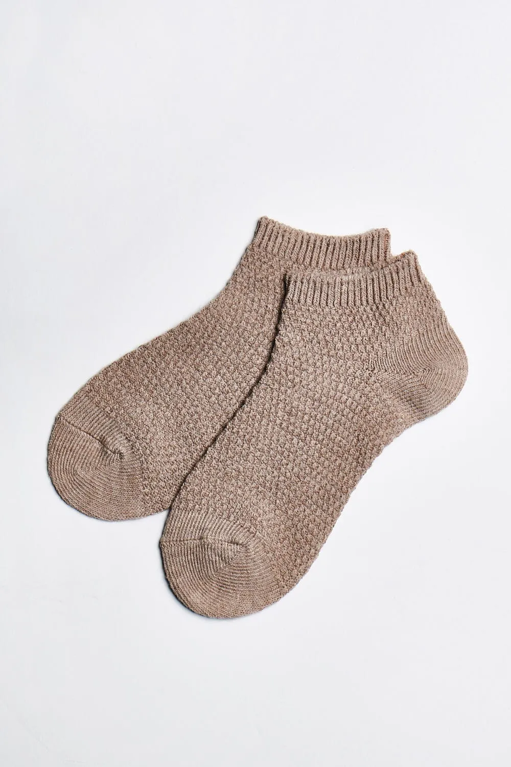 ALAMAE Women's Waffle Stitch Ankle Sock