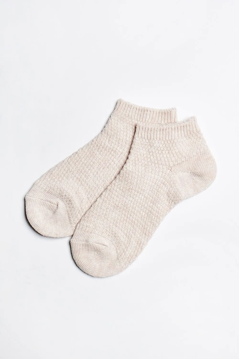 ALAMAE Women's Waffle Stitch Ankle Sock