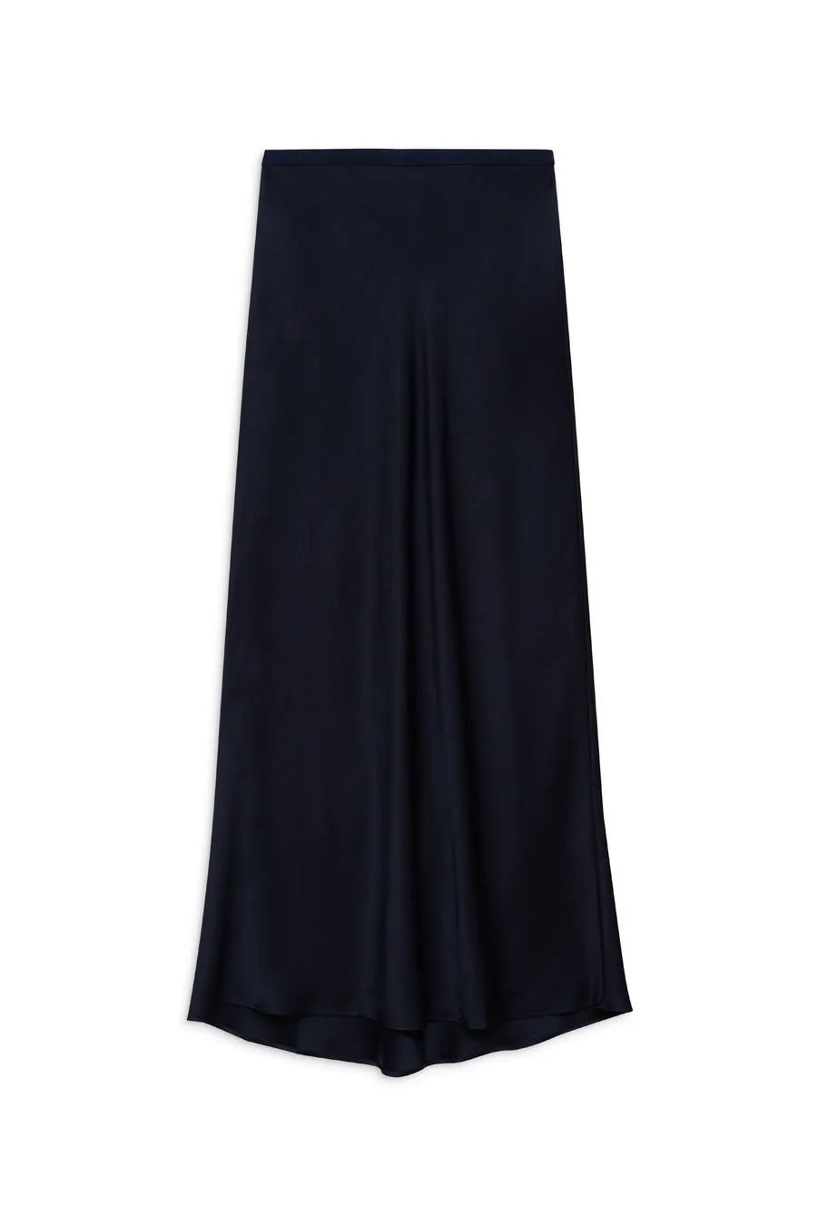 Anine Bing - Bar Silk Skirt in Night Sky Navy