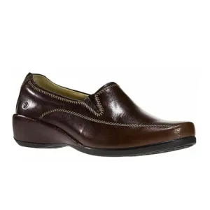 Aravon Tia Slip On Loafer (Women) - Brown