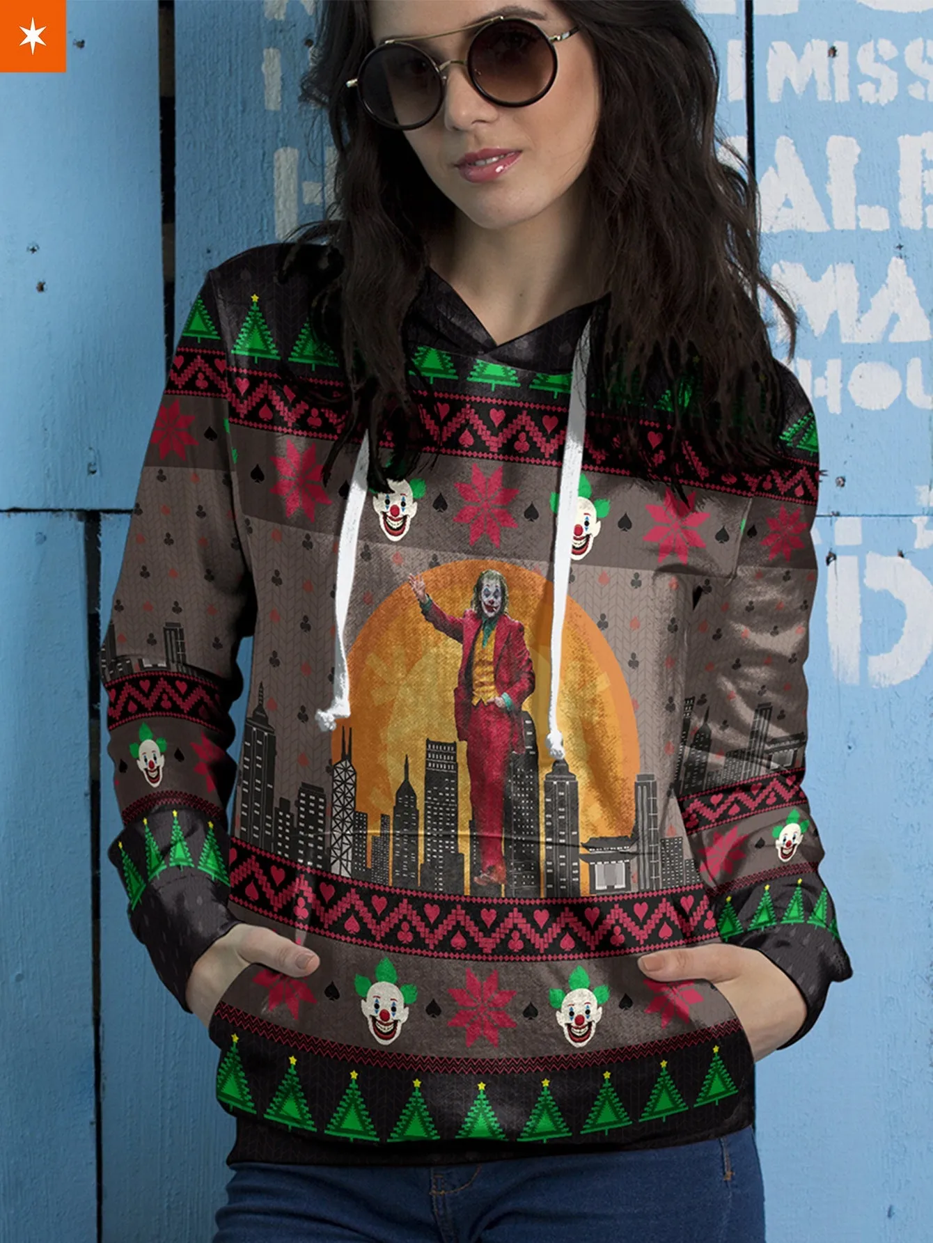 Arthur Fleck Christmas Unisex Pullover Hoodie