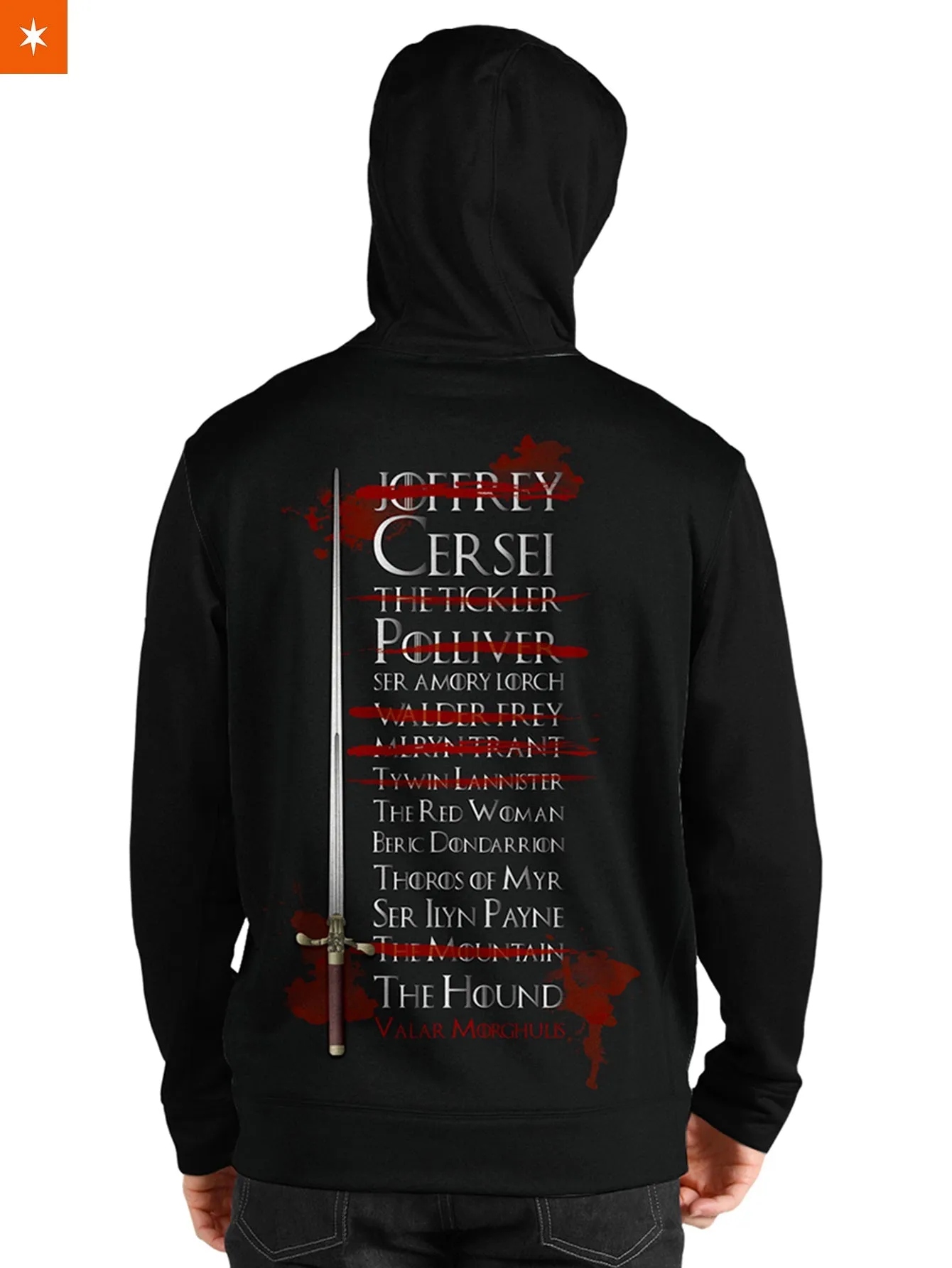 Arya's Kill List Unisex Pullover Hoodie