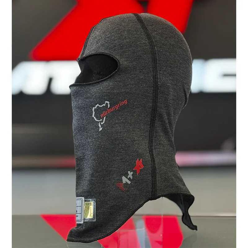 ATOMIC R50-095-NBR Balaclava Nürburgring Edition FIA 8856-2018 Anthracite One Size (Officially Licensed Nürburgring Product)