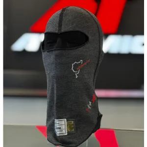 ATOMIC R50-095-NBR Balaclava Nürburgring Edition FIA 8856-2018 Anthracite One Size (Officially Licensed Nürburgring Product)