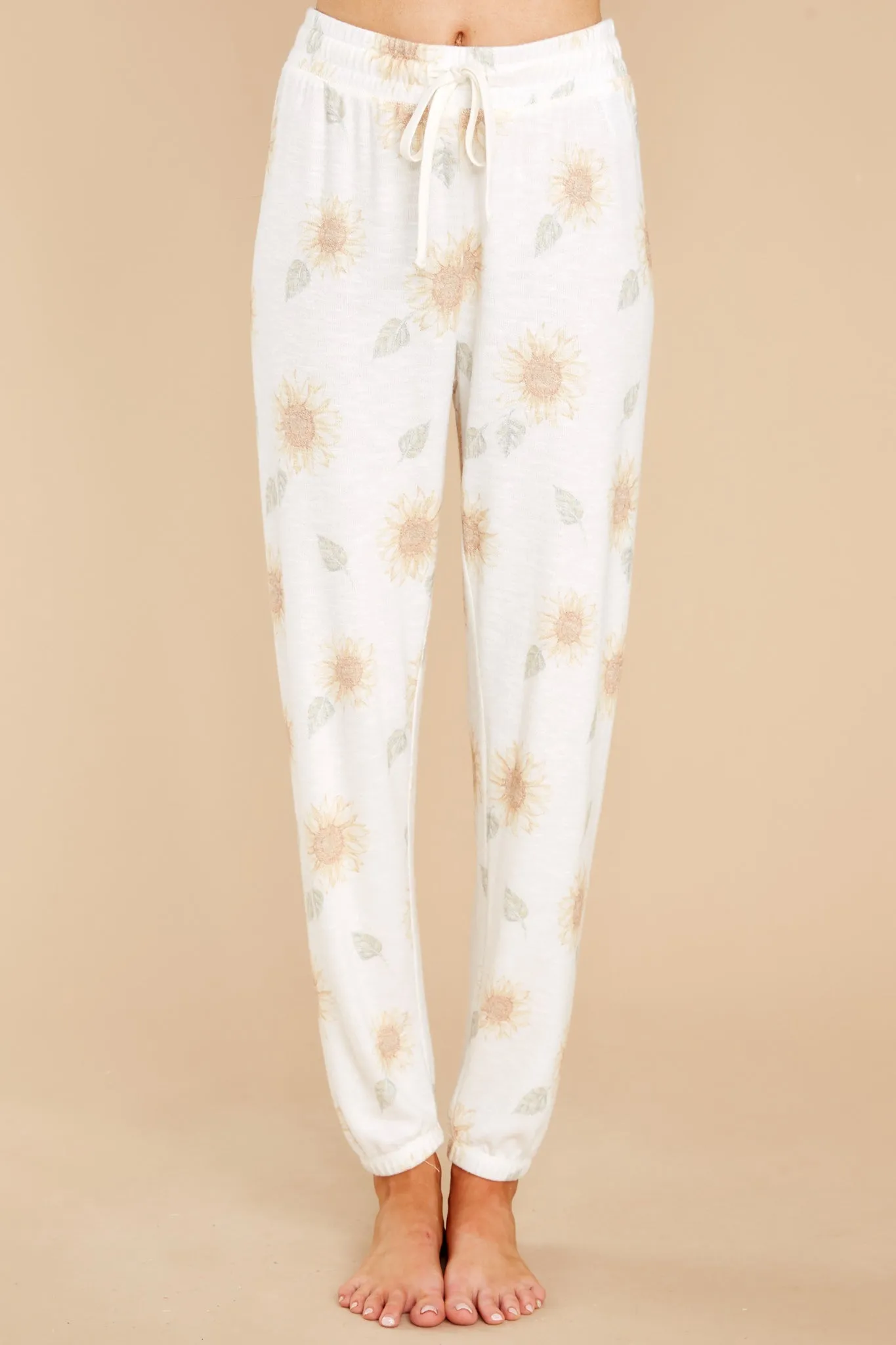 Ava Bone Sunflower Jogger