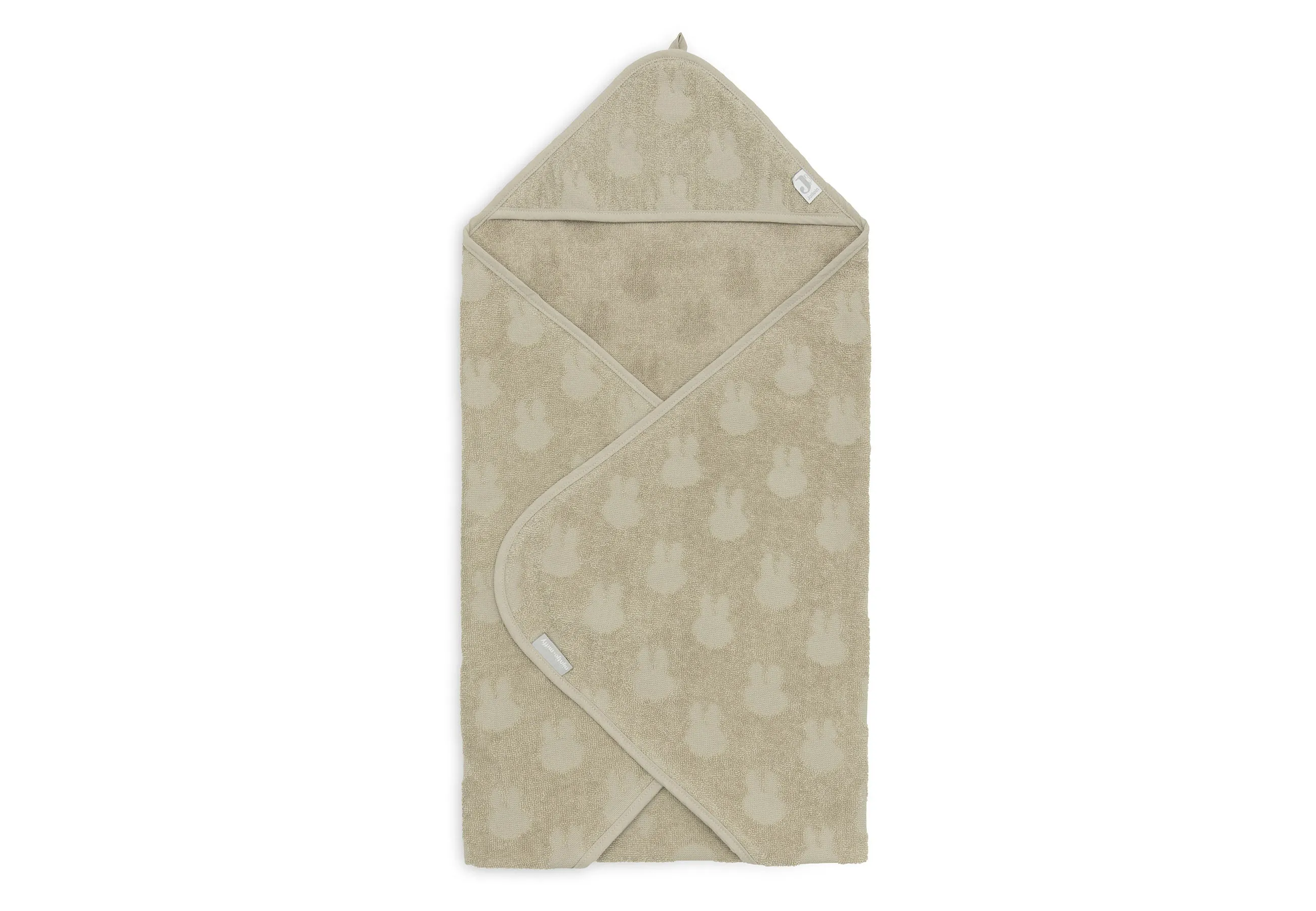 Bath cape Terry 75x75cm Miffy Jacquard - Olive Green