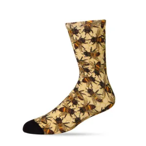 Bee Hive Bamboo Crew Socks