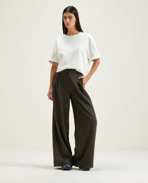 Bellerose Volker Ebony Wide Leg Trousers