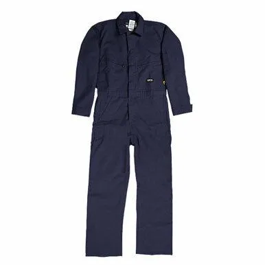 Berne 7 oz. FR Unlined Deluxe Navy Coverall FRC04NV