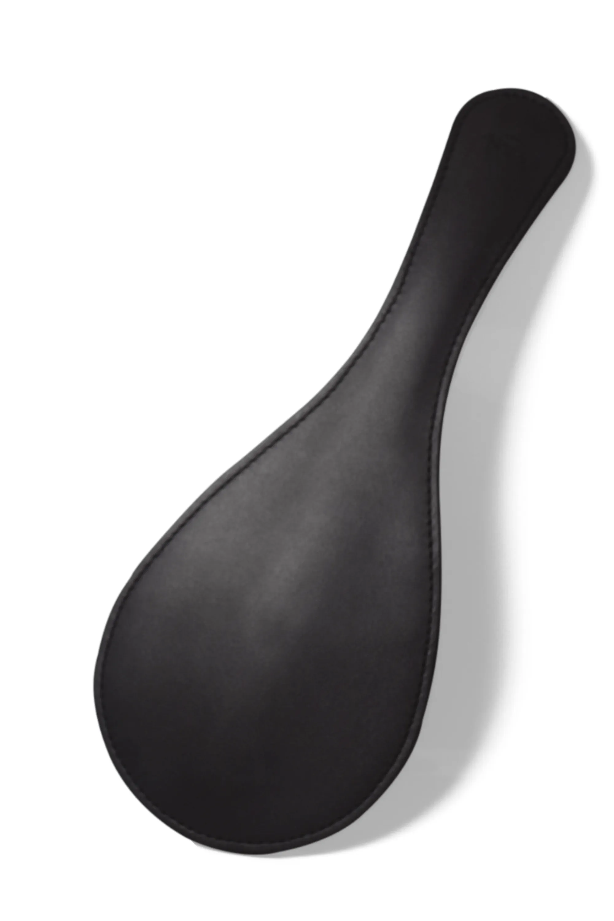 Black Leather Round Paddle