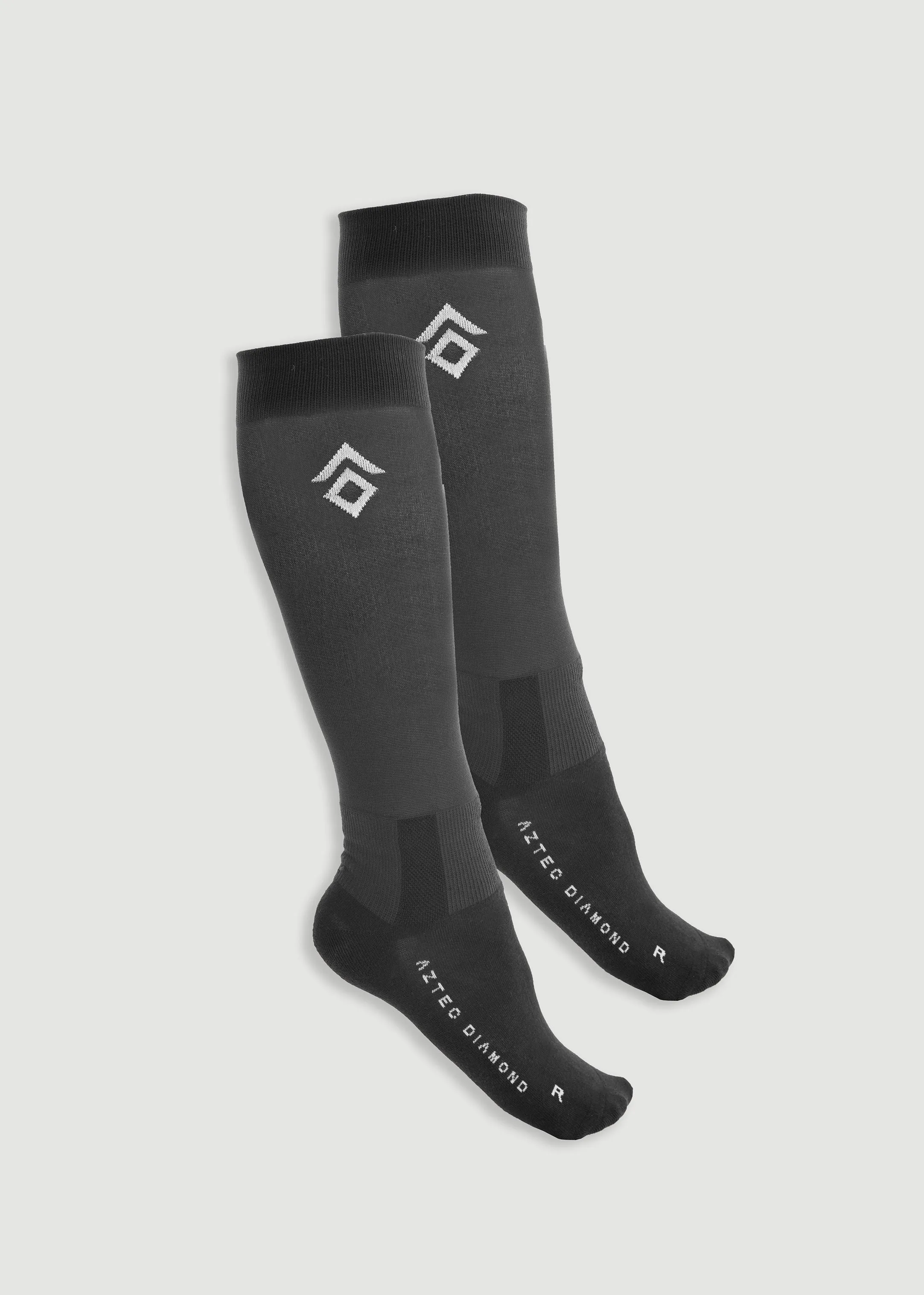 Black Underboot Sock Twin Pack