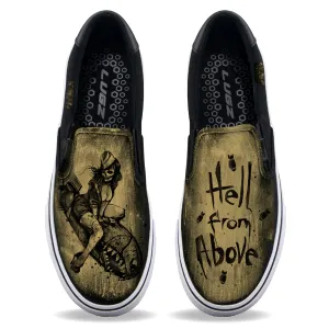 Bomber Girl Unisex Slip-Ons