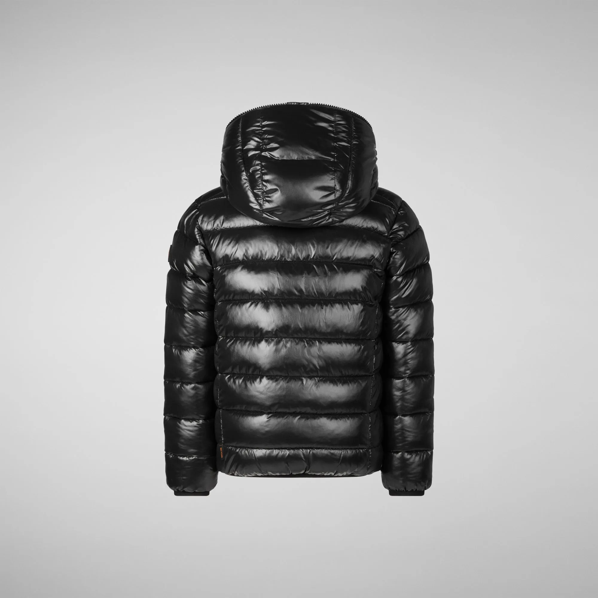 Boys' animal free puffer jacket Gavin in black