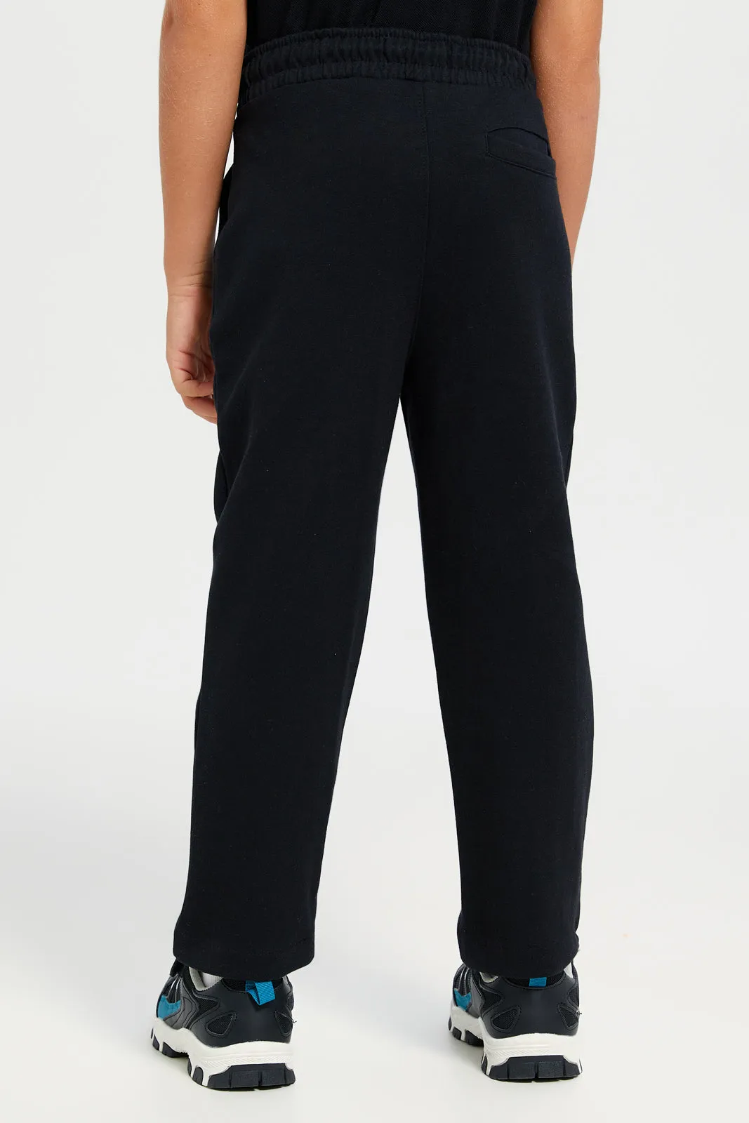 Boys Black Coordinate Trousers