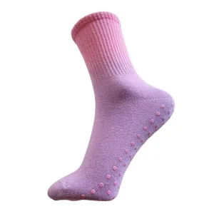 Bubblegum Non-Slip Crew Socks