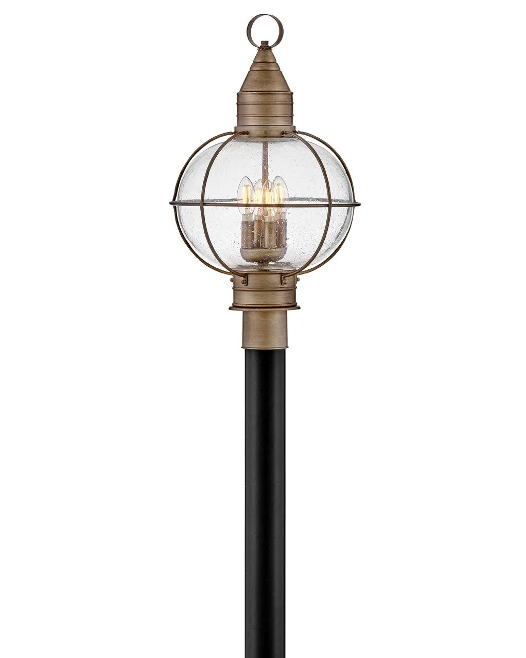 Cape Cod LED Post Top or Pier Mount Lantern in Burnished Bronze