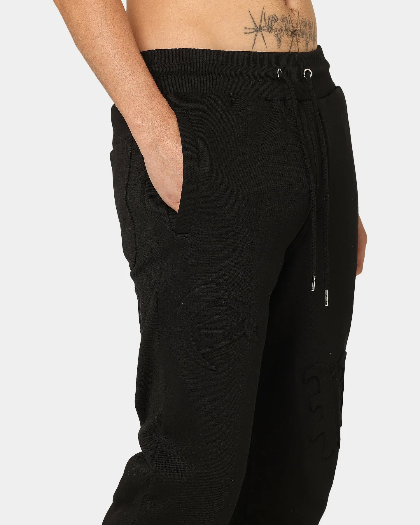 Carré CP Impression Classic Sweat Pants Black