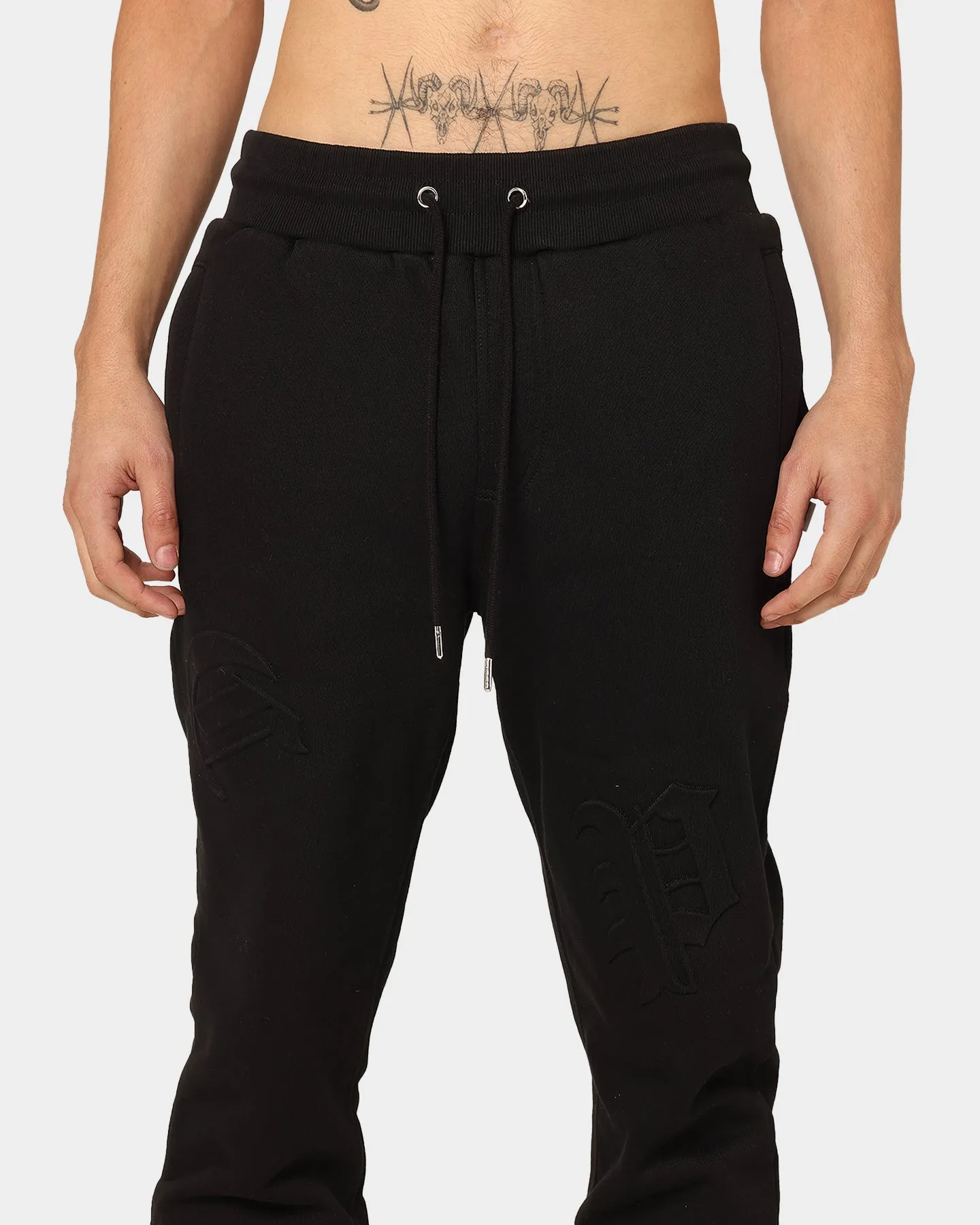 Carré CP Impression Classic Sweat Pants Black