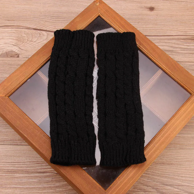 Cashmere Fingerless Warmer Wrist Gloves