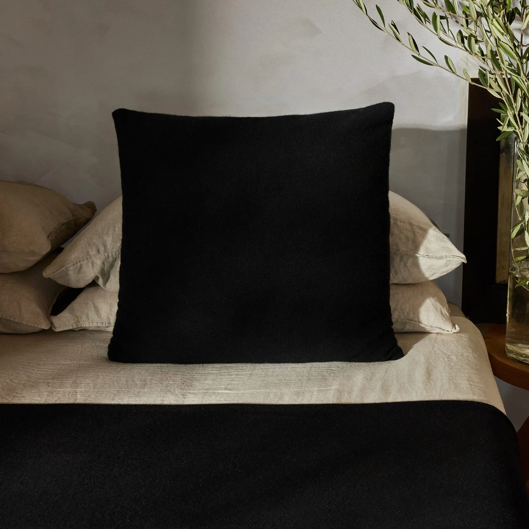 Cashmere Sham - Black