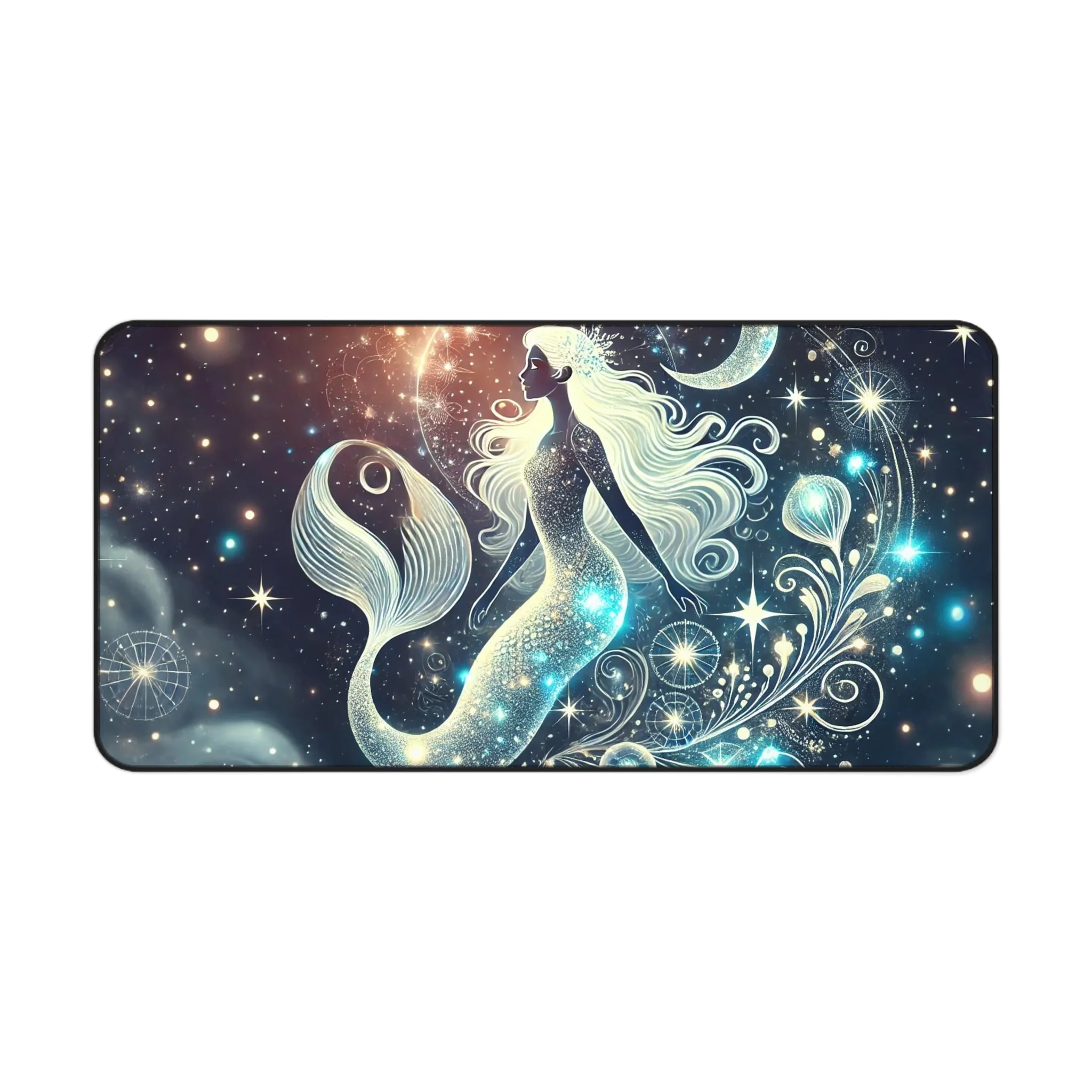 Celestial Mermaid: Cosmic Ocean Computer Pad