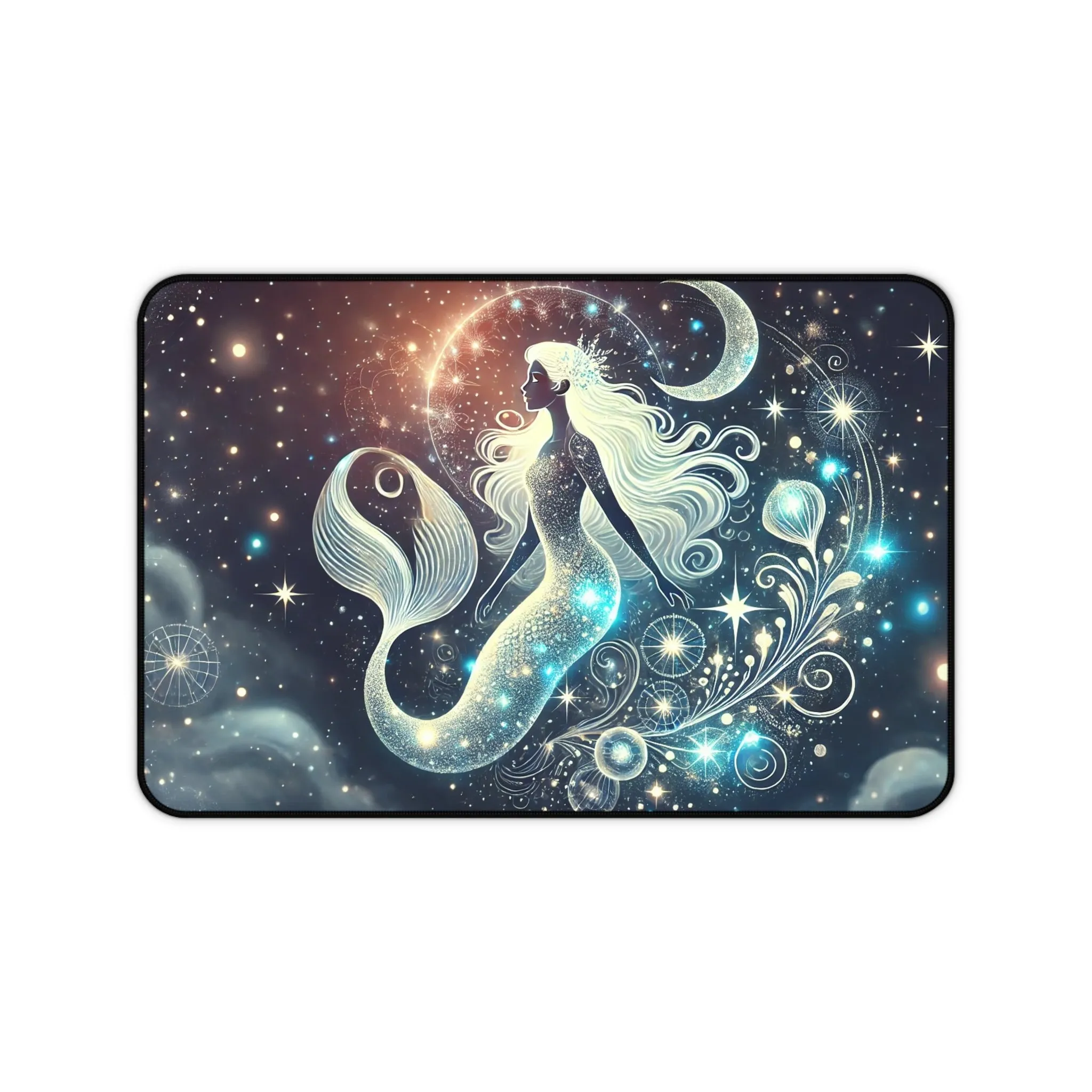 Celestial Mermaid: Cosmic Ocean Computer Pad