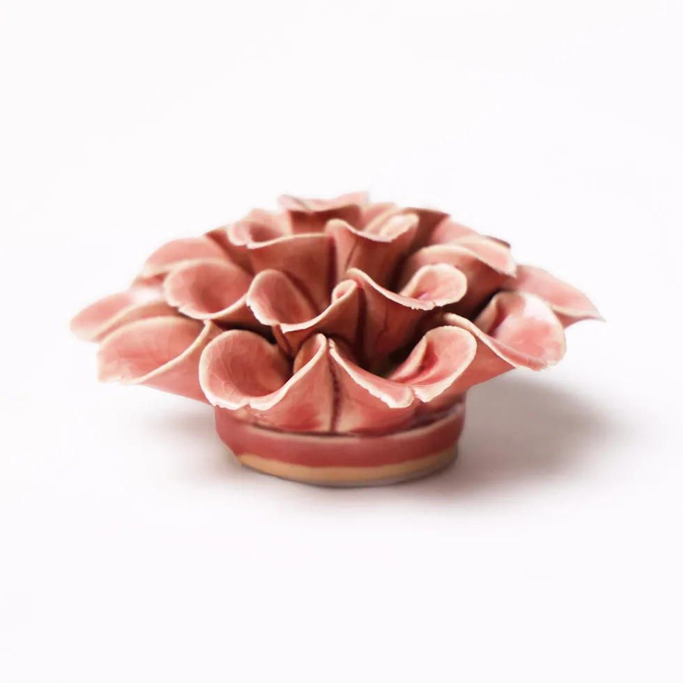 Ceramic Bloom: Blush Flower