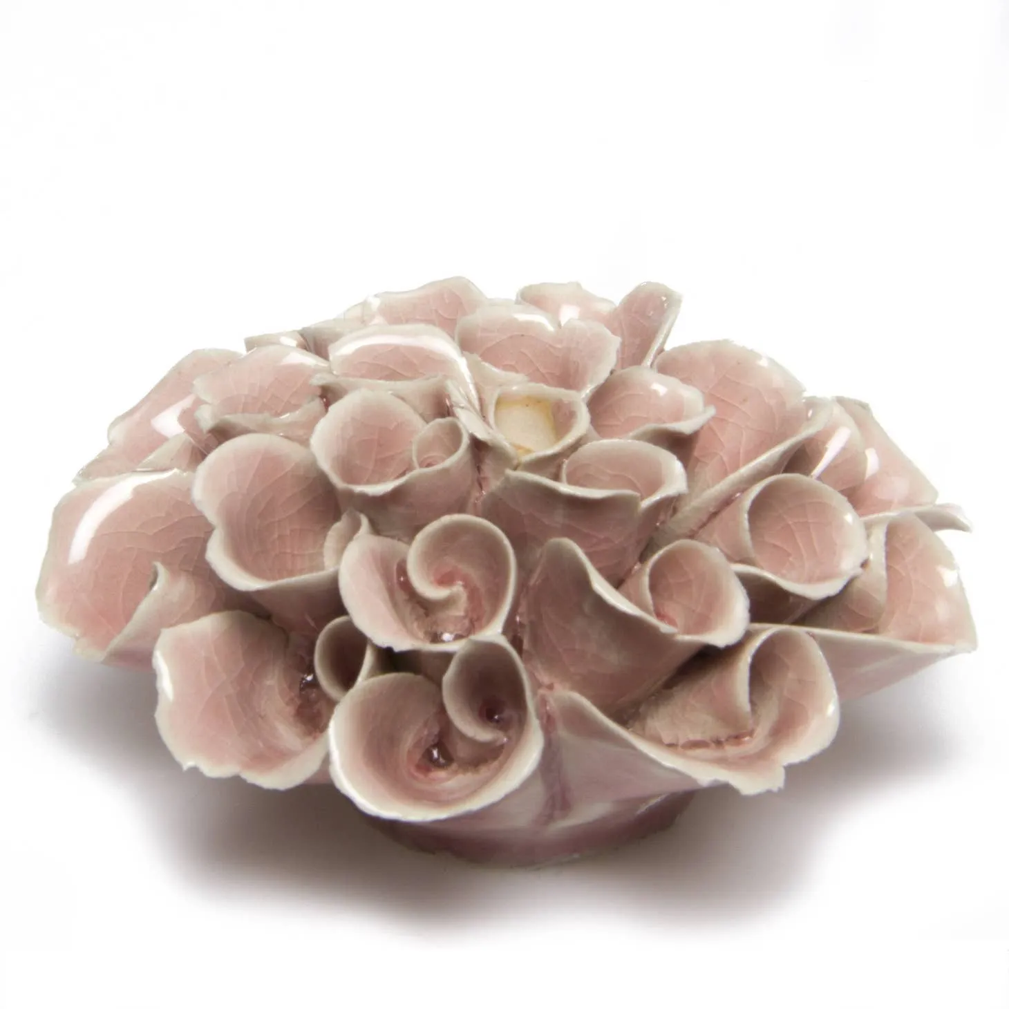 Ceramic Bloom: Blush Flower