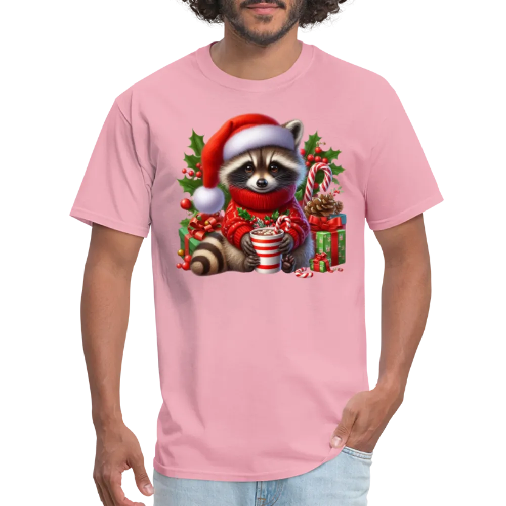 Christmas Cute Feral Raccoon T-Shirt