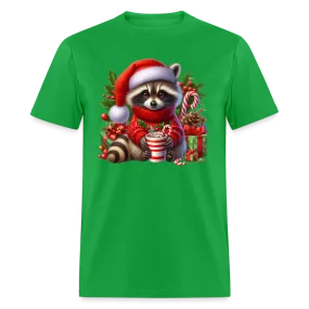 Christmas Cute Feral Raccoon T-Shirt