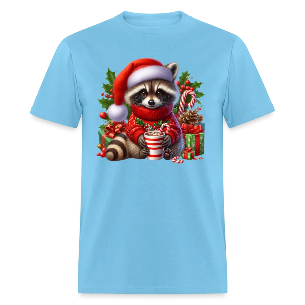 Christmas Cute Feral Raccoon T-Shirt