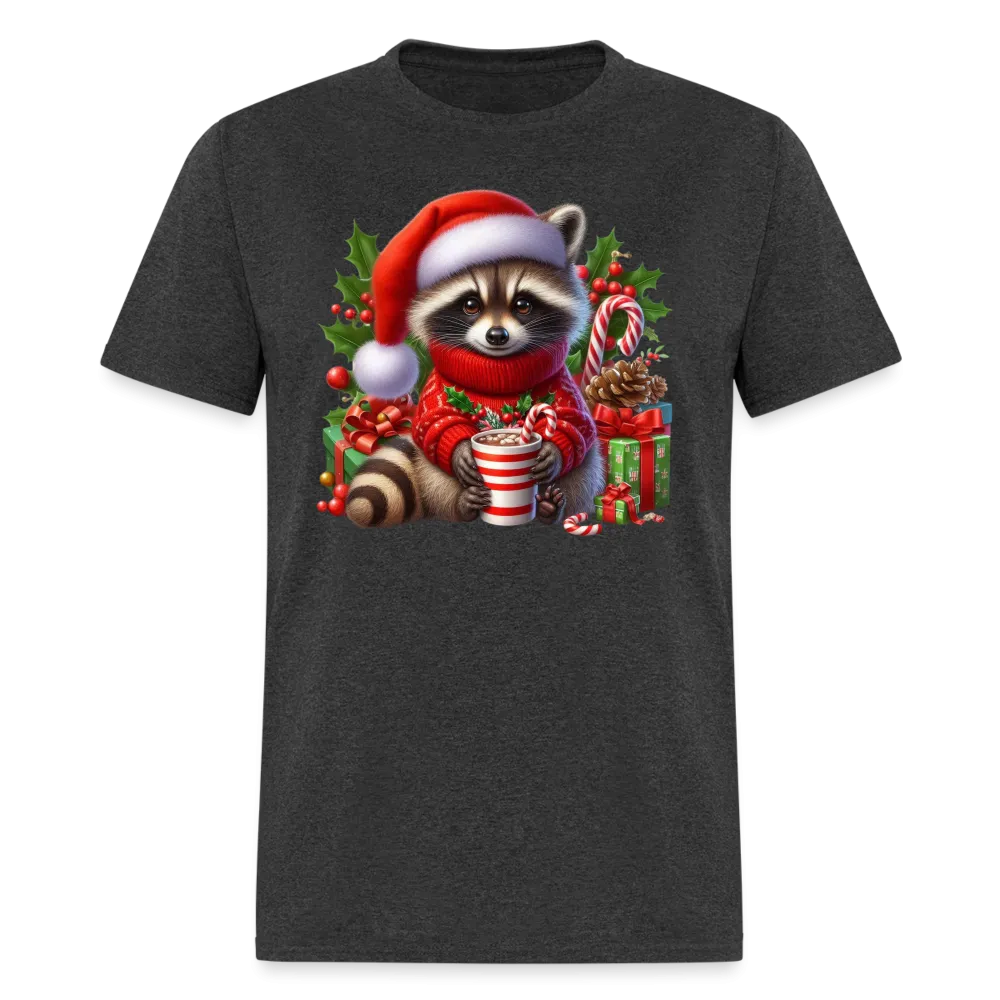 Christmas Cute Feral Raccoon T-Shirt