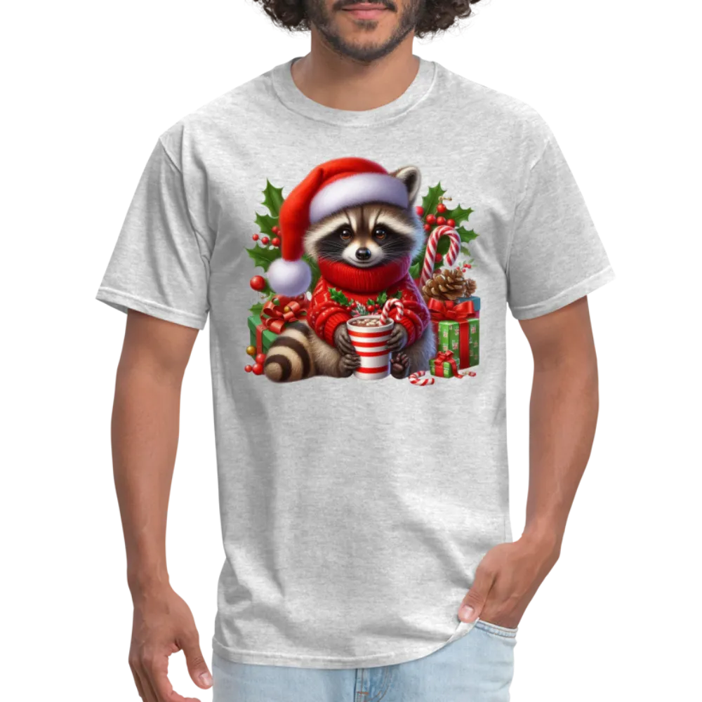 Christmas Cute Feral Raccoon T-Shirt