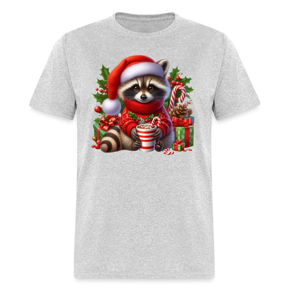 Christmas Cute Feral Raccoon T-Shirt