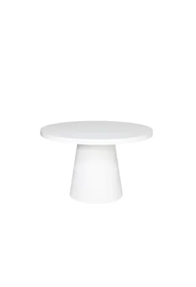 Clinton Round Dining Table - White