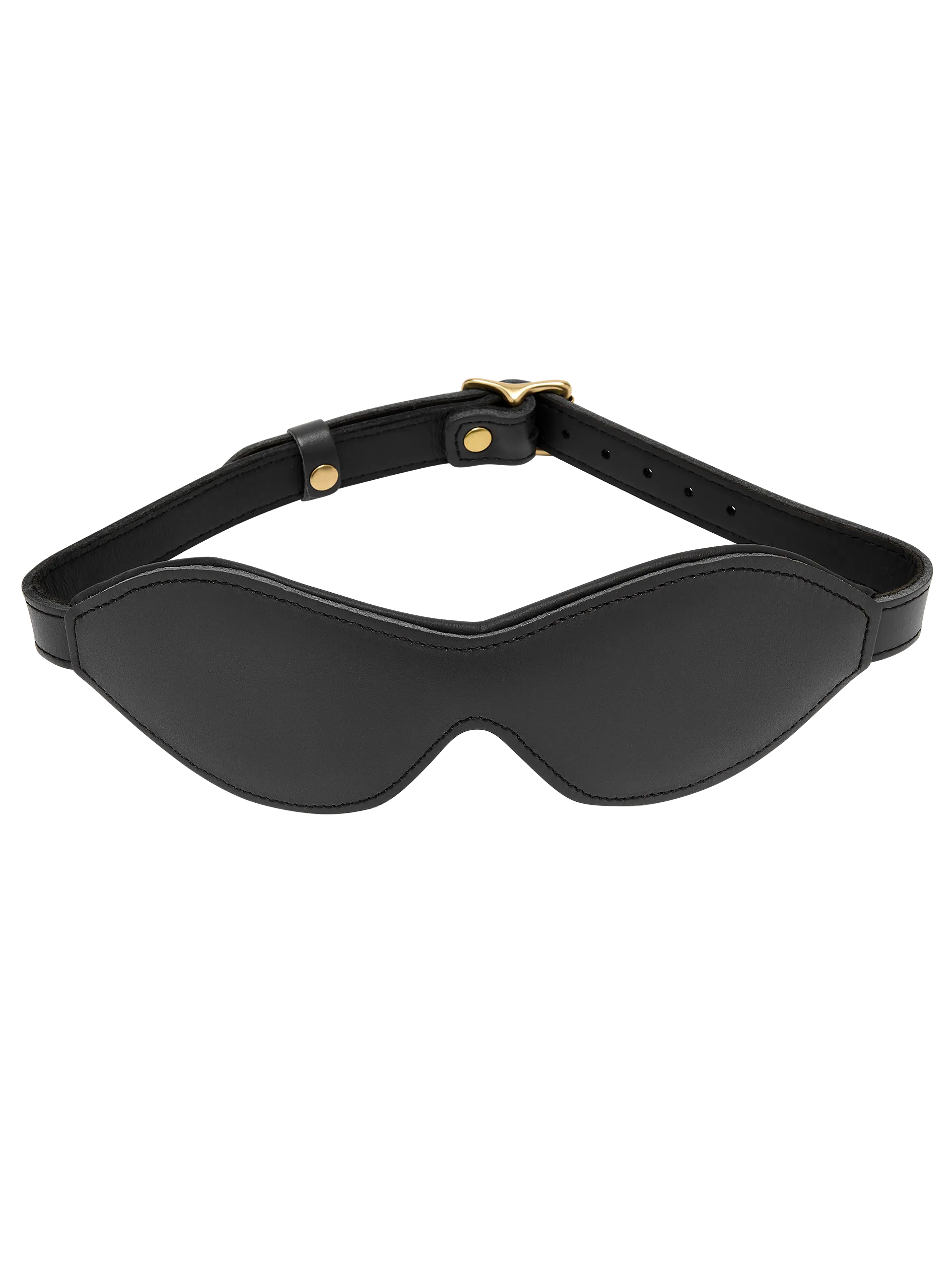 Coco de Mer Black Leather Blindfold