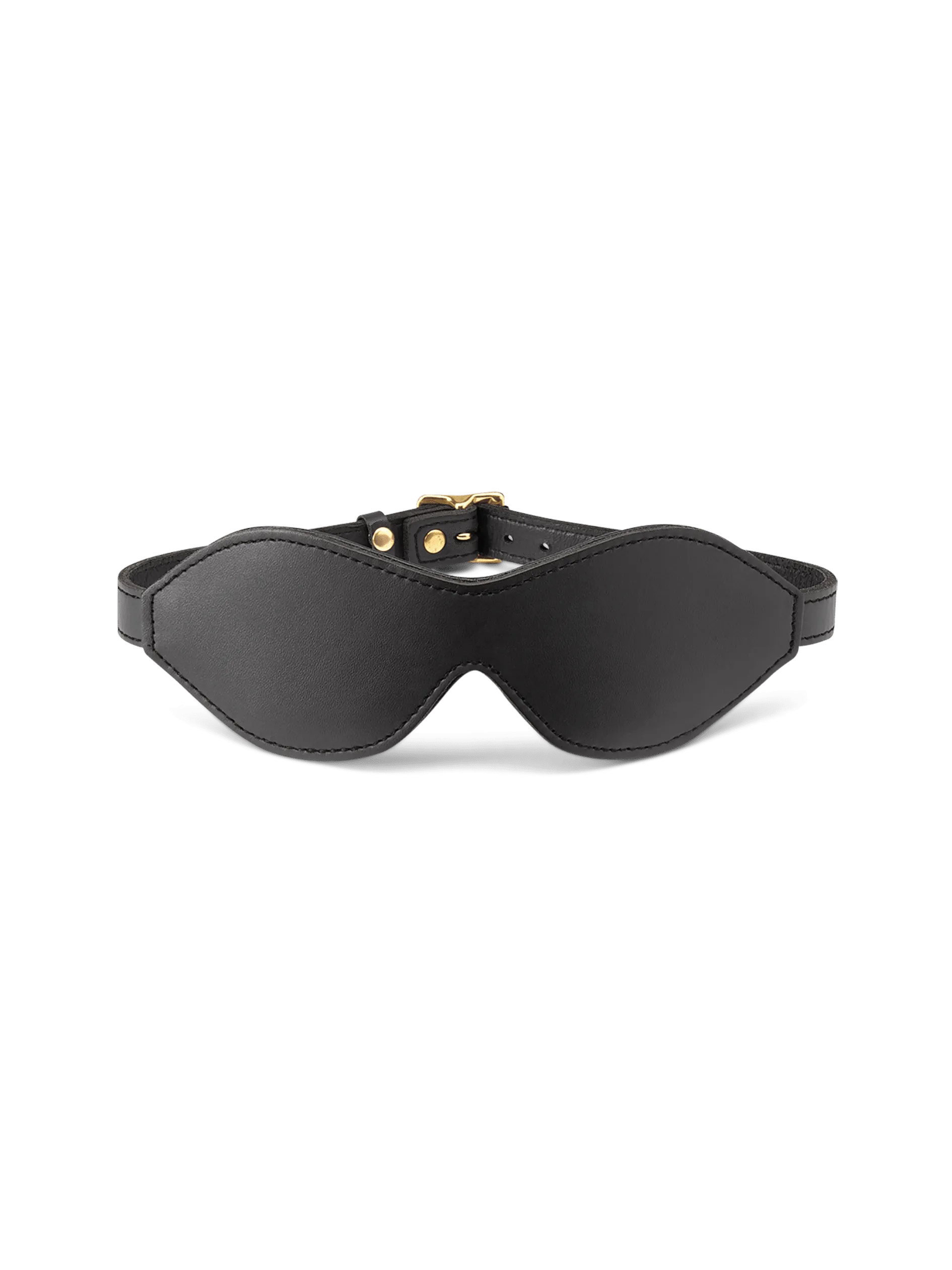 Coco de Mer Black Leather Blindfold