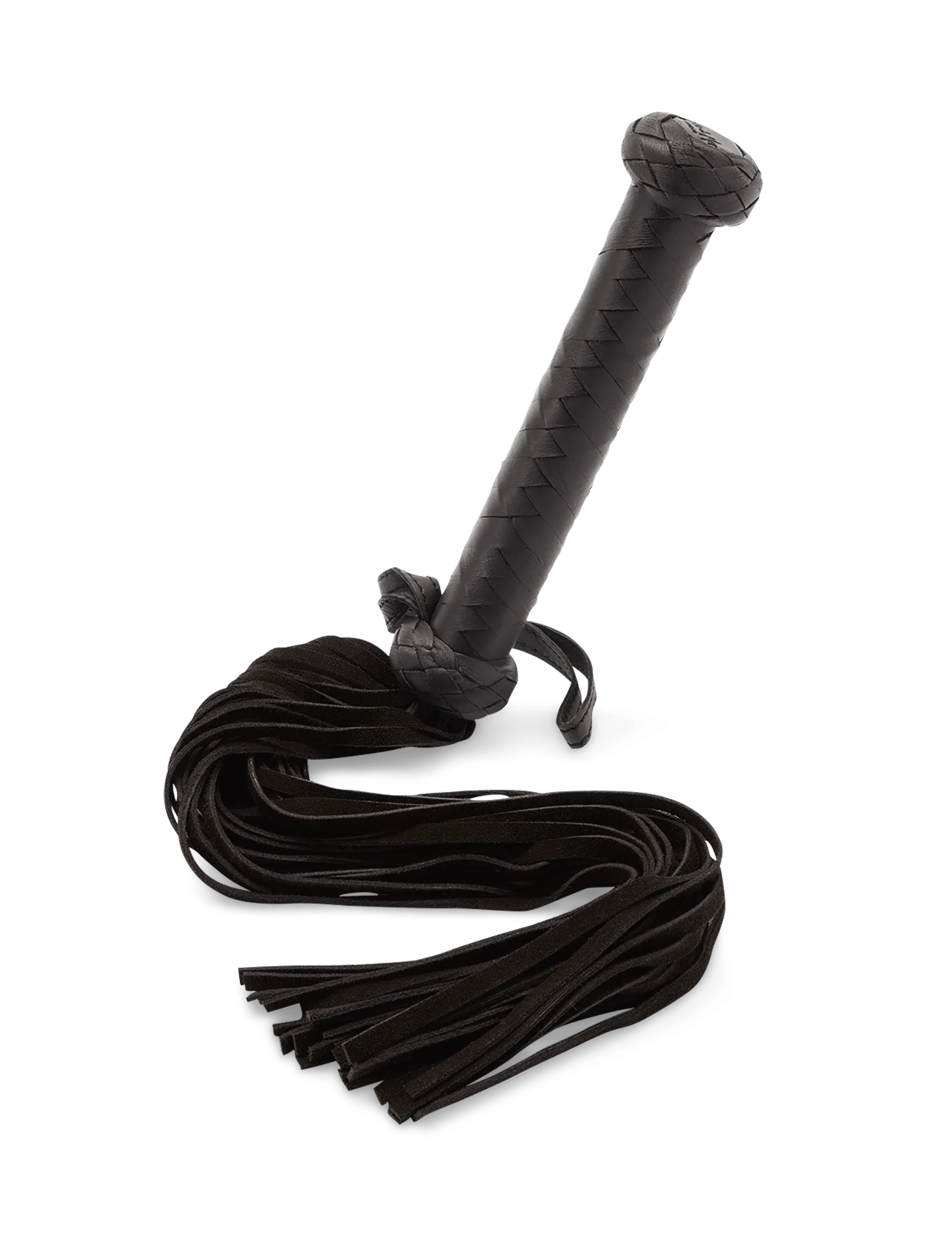 Coco de Mer Black Leather Flogger