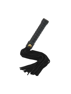 Coco de Mer Black Leather Small Flogger